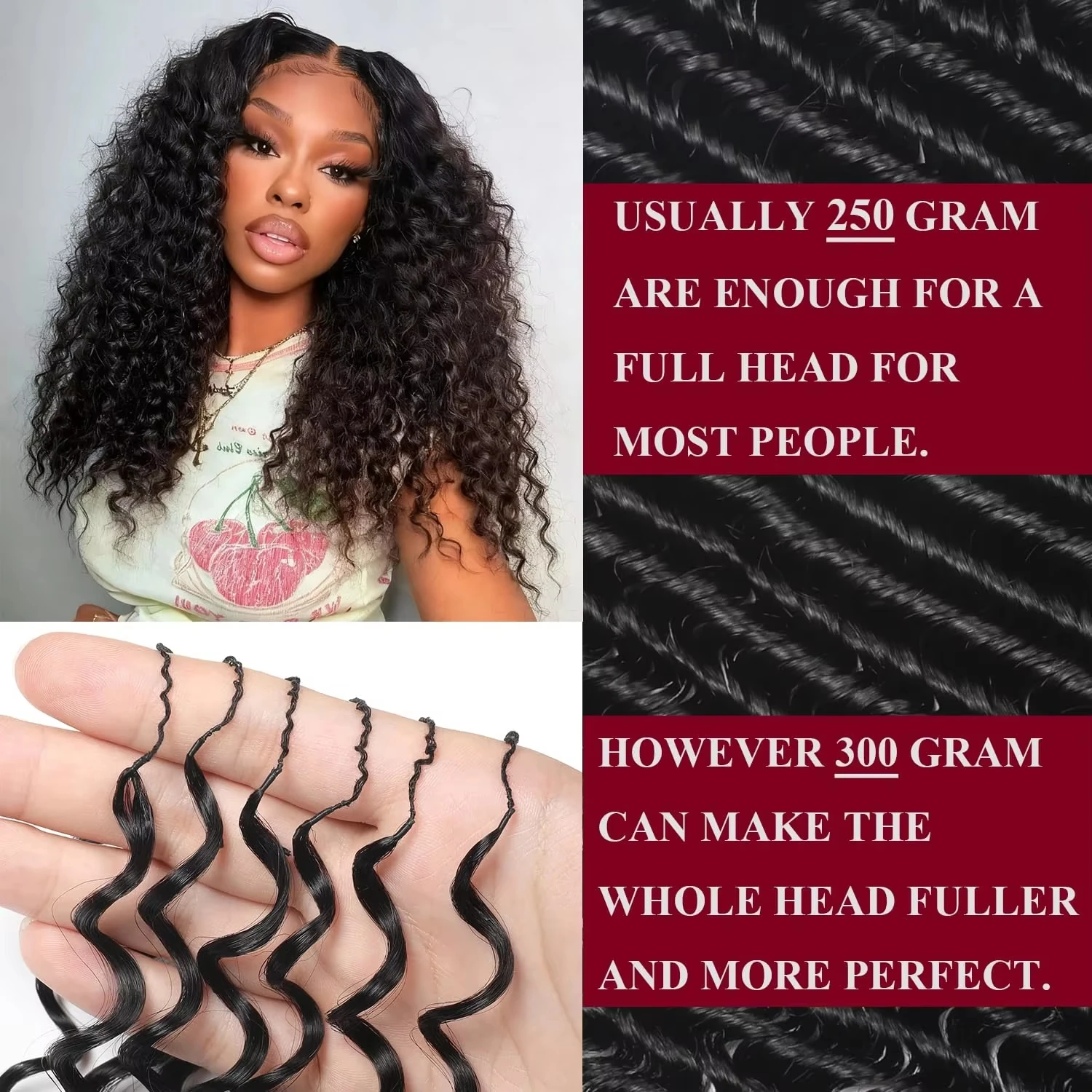 NABI الكروشيه تجديل الشعر البشري مفصول مسبقًا غير مرئي 100% شعر بشري موجة عميقة 16-24 بوصة 100 جرام/وحدة شعر بشري يناسب النساء