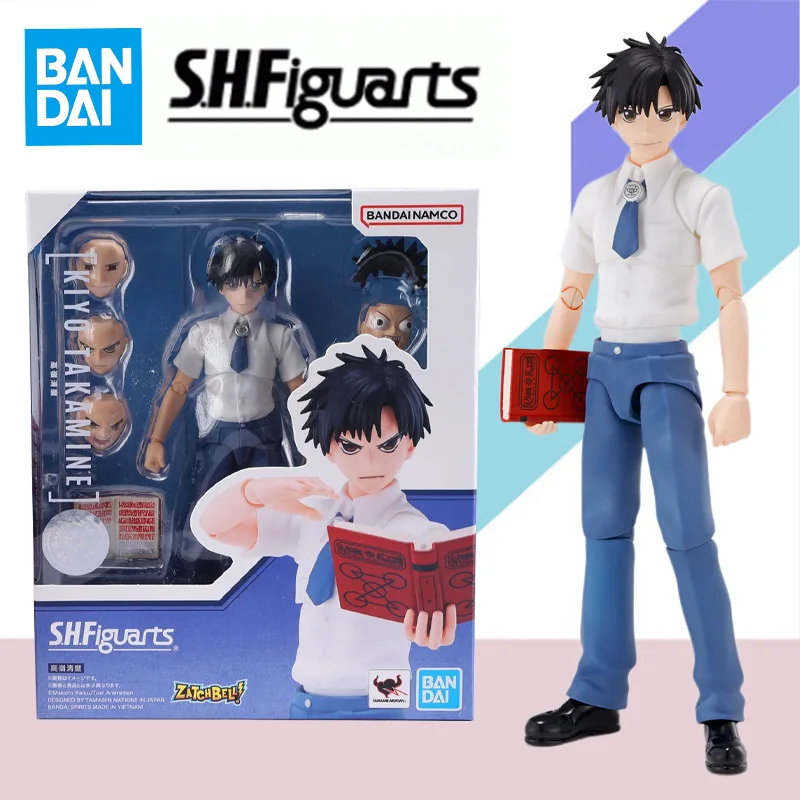 

Bandai Original S.H.Figuarts SHF Gash Bell Takamine Kiyomaro Model Kit PVC Anime Action Figure Finished Model Kit Toy Gifts