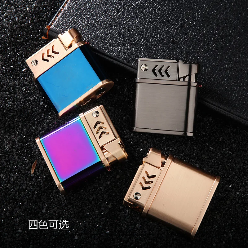 Compact copper and kerosene lighter, Creative kerosene lighters, Flame cigarette lighter, Smoking tool