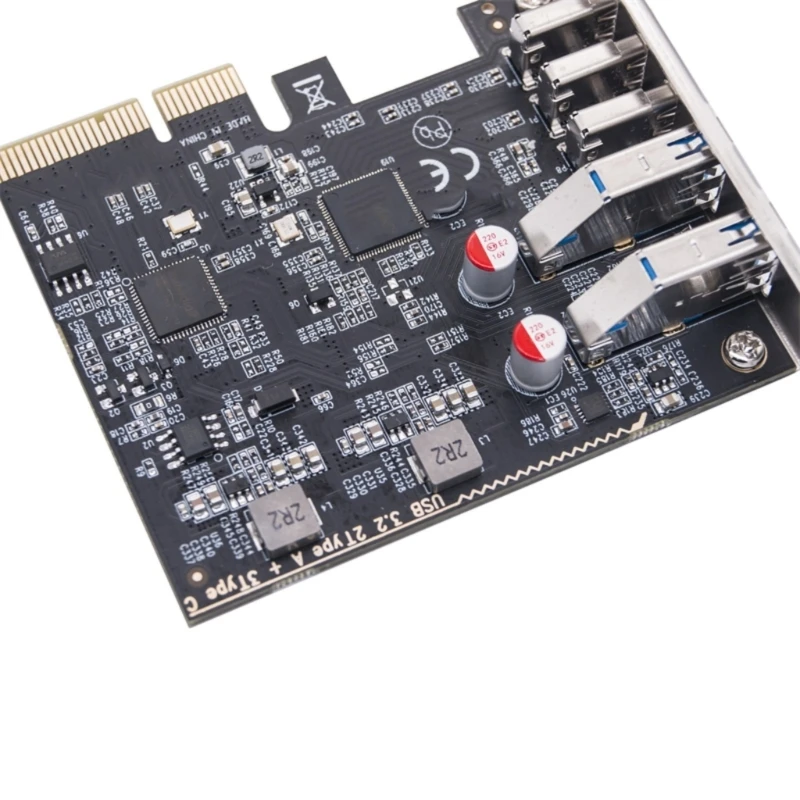 Бестселлер 2PORT USB 3PORT TYPE C 10 Гбит / с карты PCIEXPRESS 4X USB Adapter Adapter