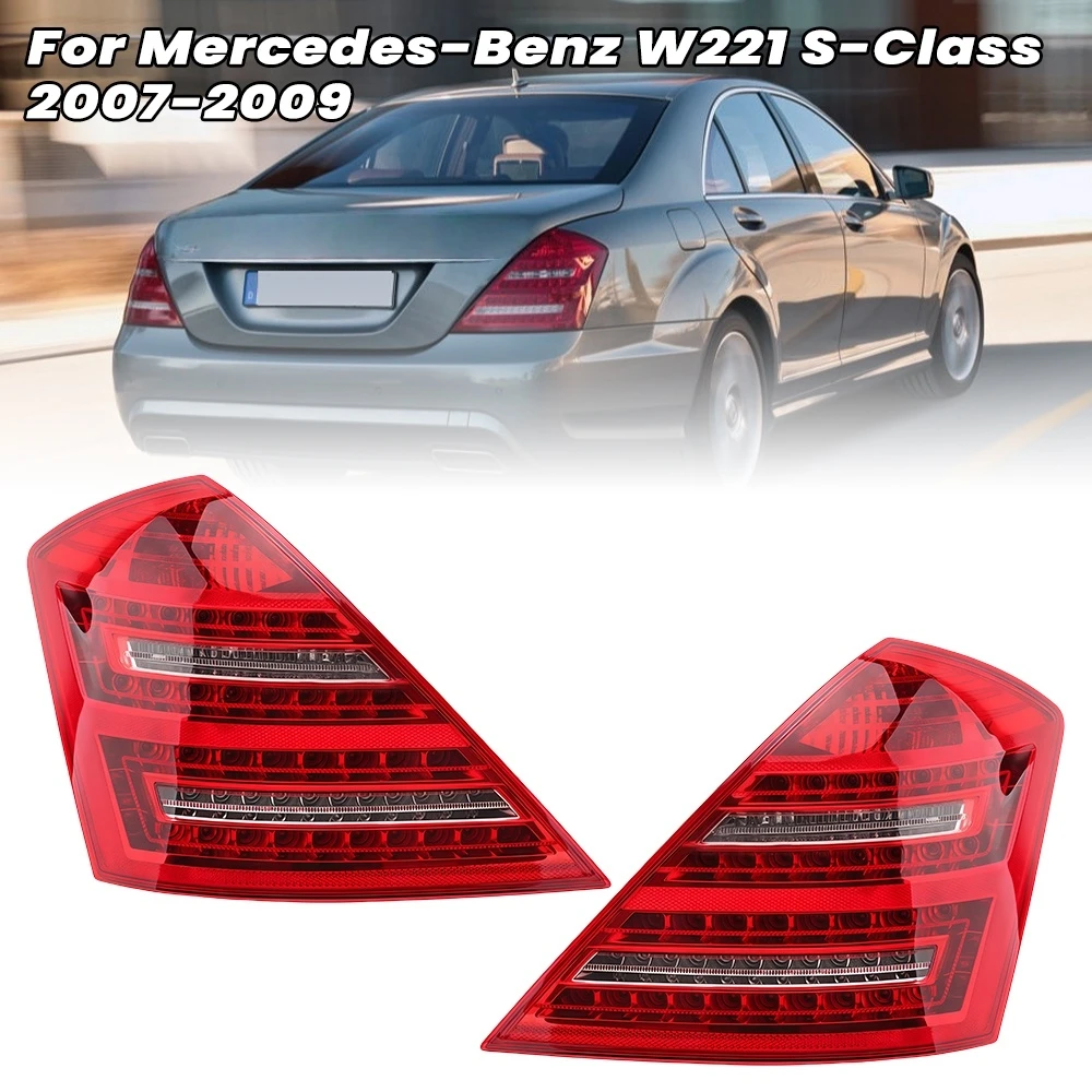 

LED Taillight Assembly Fit For Mercedes-Benz W221 S-Class 2007 2008 2009 Driving Brake Lights Reversing Turn Signal Fog Lamps
