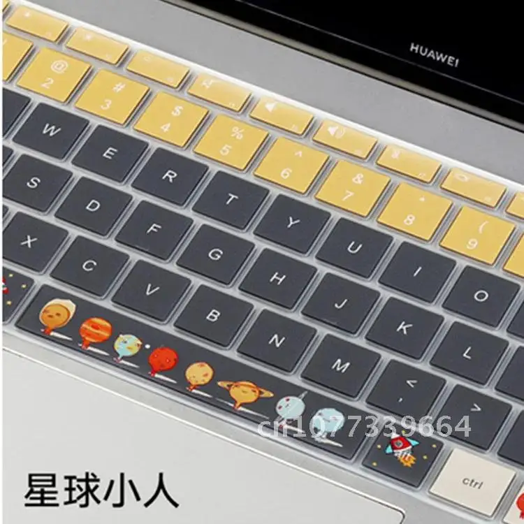 

Keyboard Cover Stickers for Huawei Matebook X Pro 13.9 D14 D15 Soft Silicone Alphabet Letters Protective Film