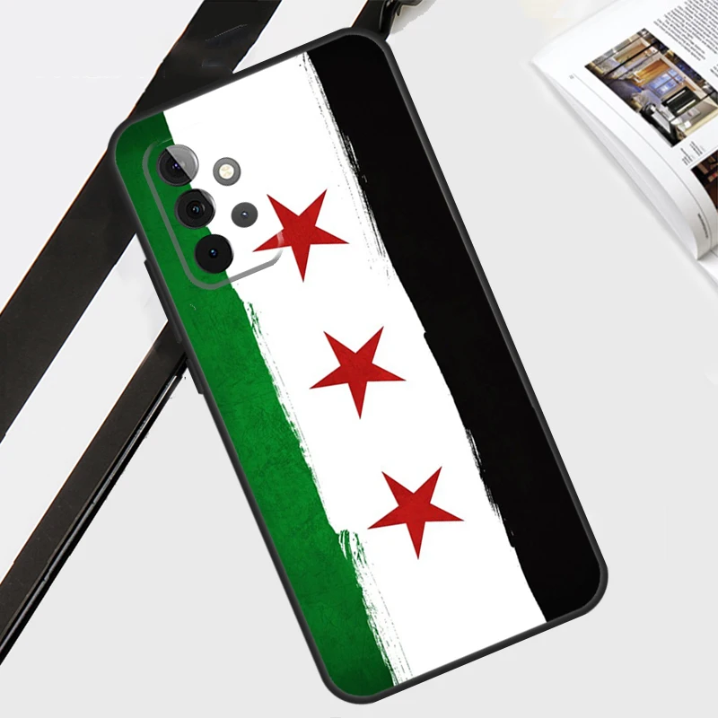 Syria Flag Case For Samsung Galaxy A34 A54 A14 A52 A32 A12 A22 A72 A42 A13 A33 A53 A51 A71 Cover