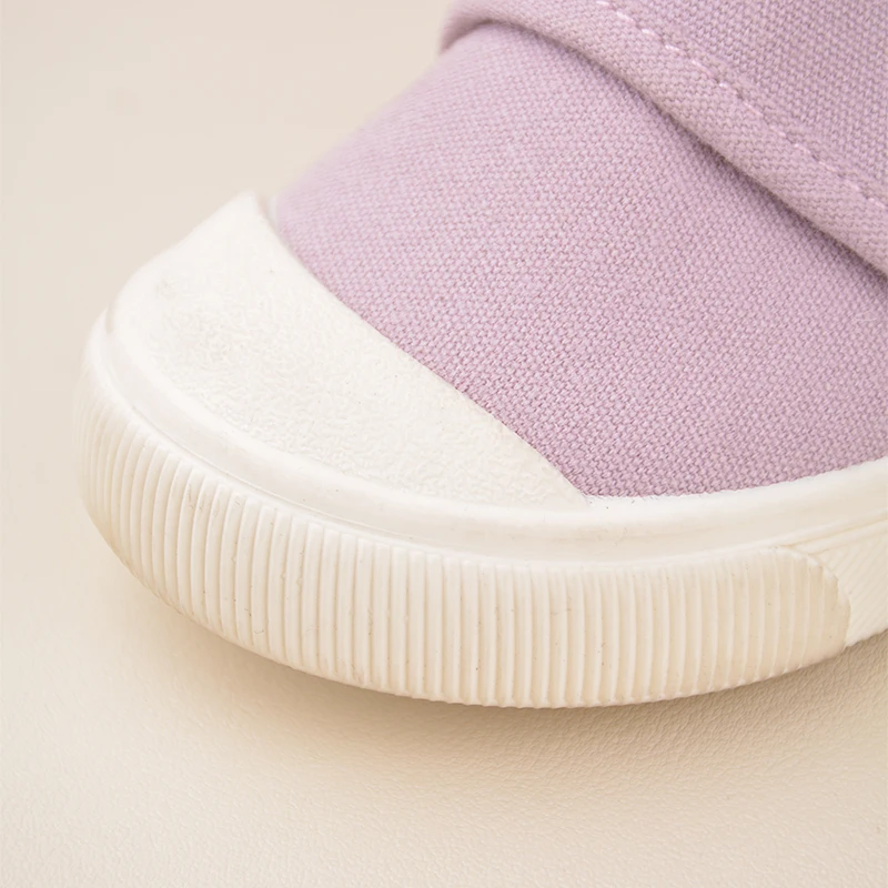 Good Quality Outdoor Running Flats Canvas for Children Beautiful Outdoor School Shoes for Girls EK9S33/40/42