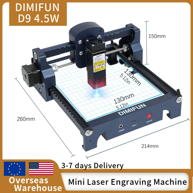 Laser Engraving 4.5W 1High precision 36W electric power Laser Cutting Machine LightburnGRBL CNC Planks Acrylic Carpentry Cutti