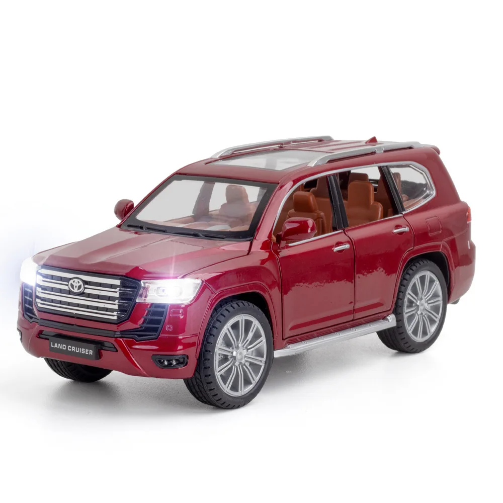 1:24 Toyota LC300 LC200 Prado Diecast Metal Car Model