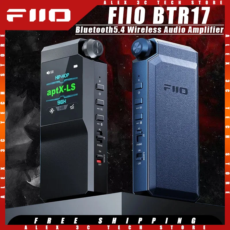 FiiO BTR17 Bluetooth Decoding Audio Amplifier Audio Receiver Bluetooth 5.4 Wireless Hifi Power Amplifier Customized Decording ﻿