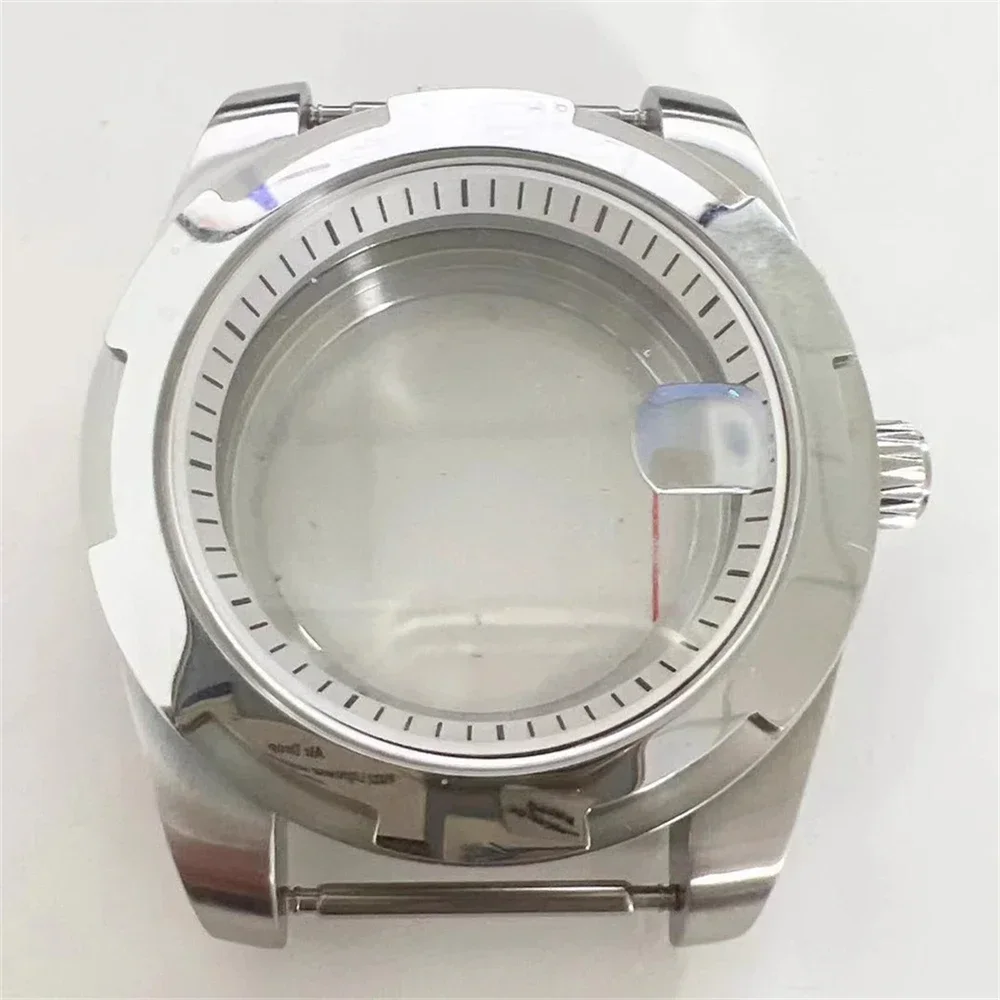 

NEW Colorful Chapter Ring Watch Case 41mm Transparent Bottom Stainless Steel Sapphire Glass Case for NH35 NH36 4R 7S Movement