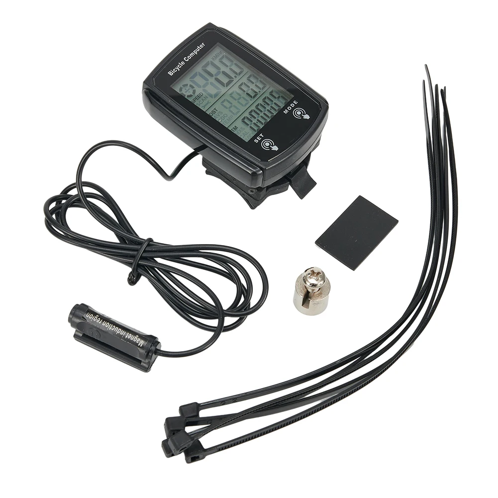 Waterproof Bicycle Computer Bike Lcd Display Digital Computer Wired Speedometer Speed Odometer Cycling Accessories