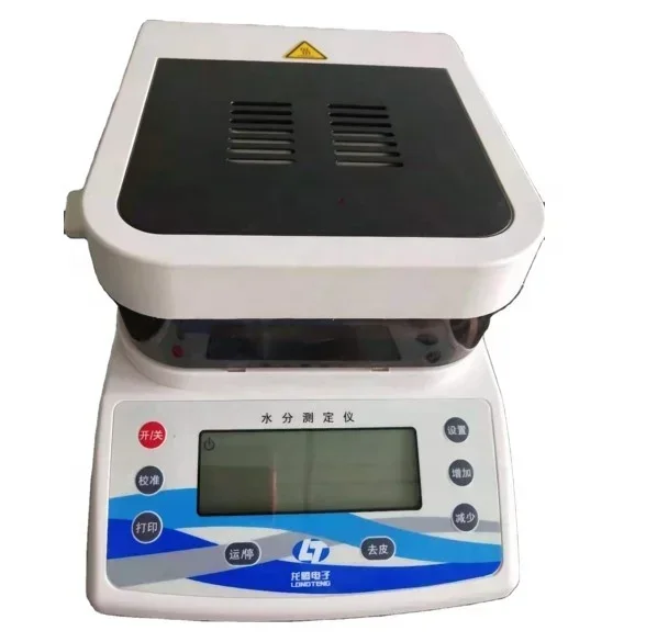 

2024 Hot sale grain moisture analyzer moisture meter halogen moisture analyzer balance with scale RS232