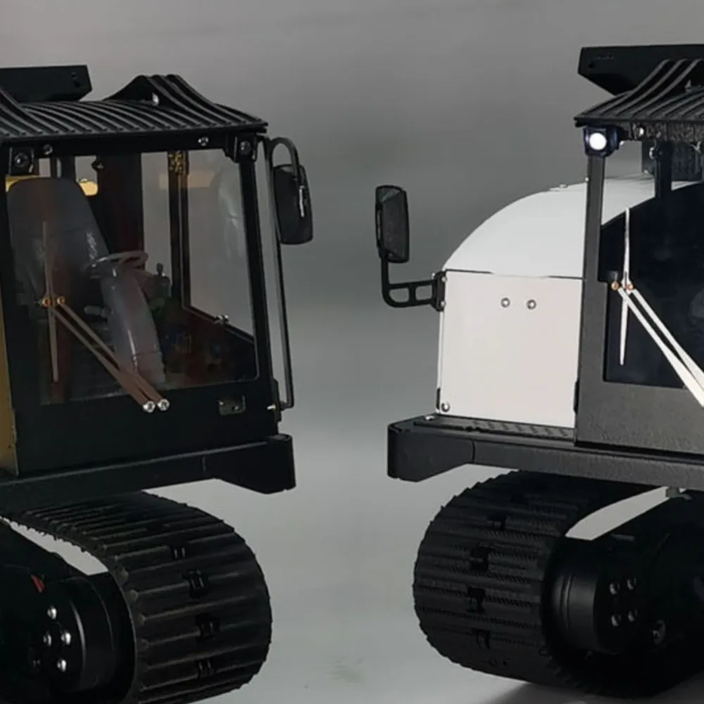 

Toys /14 RC Hydraulic Crawler Dump Truck T14R RTR Metal Tracked Tipper Construction Machine Flysky ST8 Radio Light Sound Vehicle