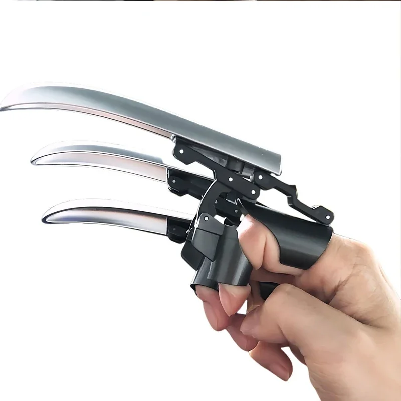 3PCS Plastic EDC Multi functional Mechanical Wolf Claw Telescopic Fingertip Creative Toy