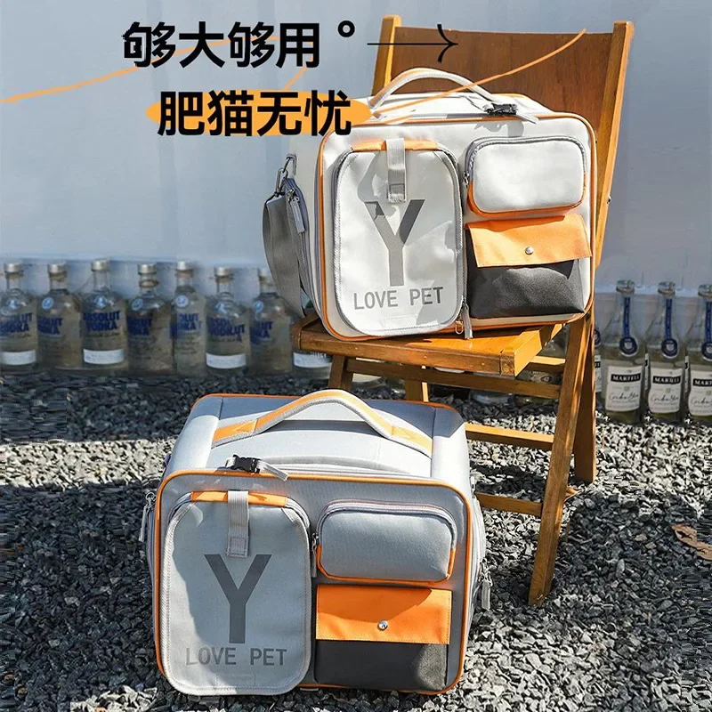 

Cat Bag Out Portable Cat Backpack Pet Out Dog Strap Backpack High Value Breathable Dog Box