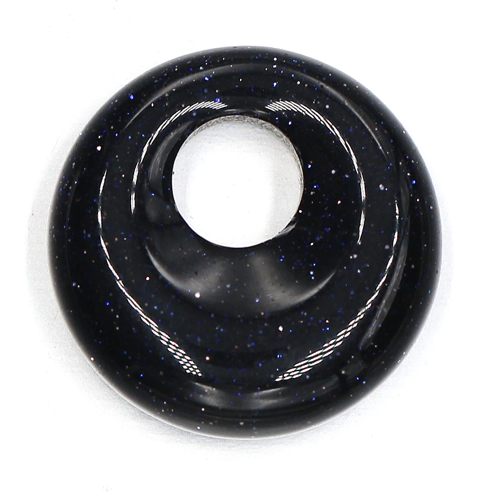 Natural Stone Green Aventurine Agate Amethyst Opal Large Hole Beads DIY for Making Jewelry Accessories Gift 18mm Hole 5.5mm