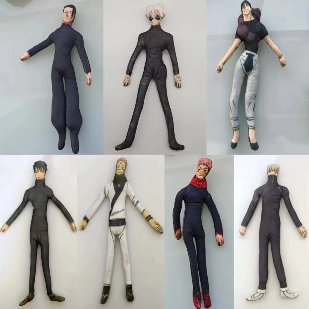 Jujutsu Kaisen Doll Gojo Geto Toji Itadori Yuji Fushiguro Megumi Ryomen Sukuna Inumaki Jujutsu Kaisen Plush Toys Stuffed Dolls