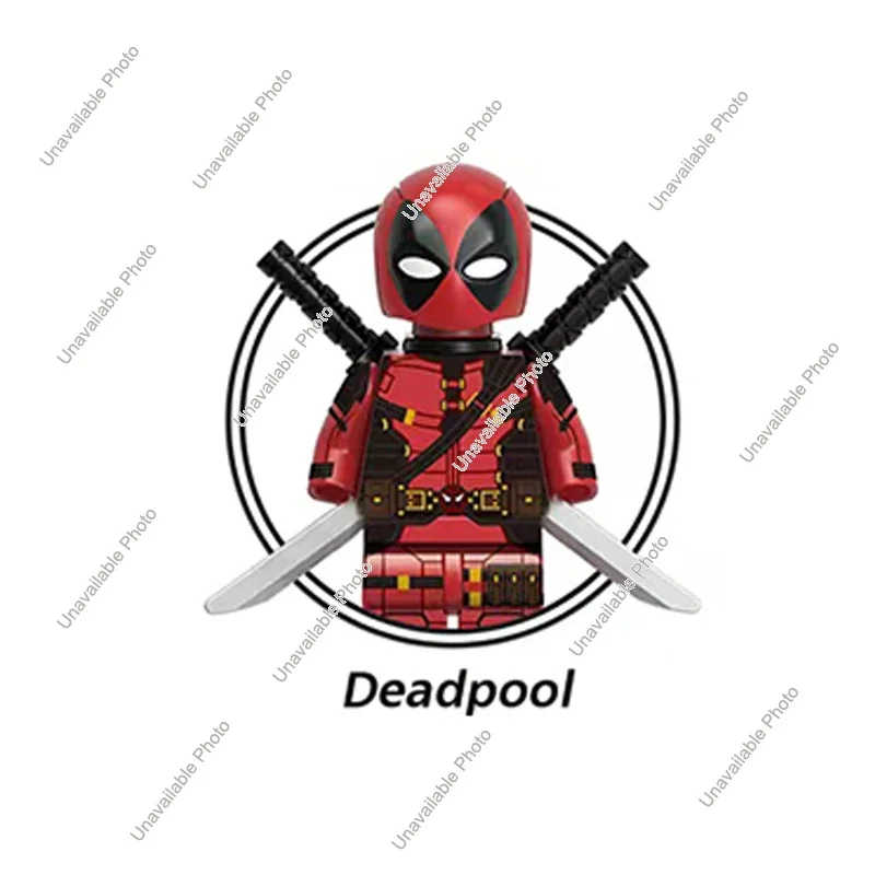 Juguetes calientes 1 Uds figuras de acción bloques de juguete nuevo Deadpool bloques de construcción juguetes regalo G0172 G0173 G0174 GH0567 GH0568 GH0569 GH0571