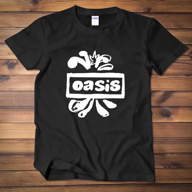 أحدث تي شيرت رجالي من القطن الخالص من Oasis من عام 2025، مريح ومسامي وجودة عالية، يجب اقتناؤه للمهرجانات #2