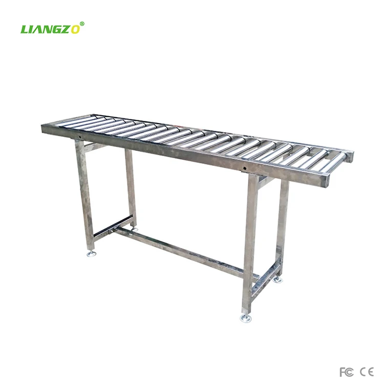 LIANGZO Heavy  Assembly Line Fixedy Gravity Roller Conveyor For Factory