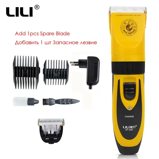 Lili ZP295 35 Вт электрические ножницы профессиональный триммер для волос домашних животных машинка для стрижки животных триммер для волос собак фрезы 110-240 В переменного тока