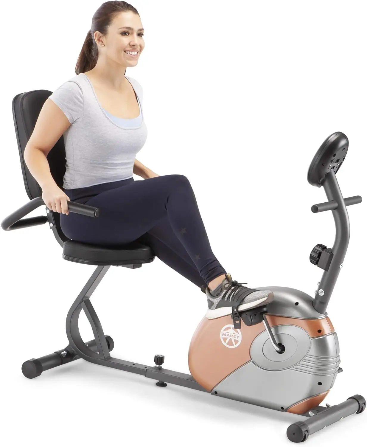 

Home Fitness Personal Exercise Bike with Adjustable Magnetic Resistance for Indoor Cardio Workout and Cycle Training