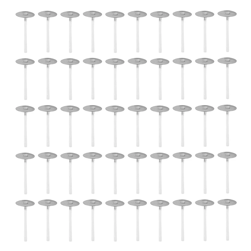 AA58 1000Pcs/Lot Candle Wicks 1 Inch Low Smoke Candle Wick with Metal Tabs Tea Light Wicks for Candle Making