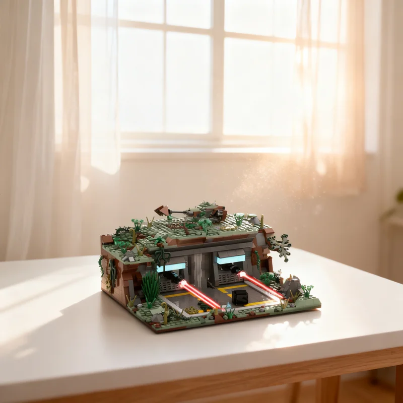 

1049pcs MOC SW Base Outpost On Kashyyyk NO PARTS Star Battle Model Building Blocks DIY Gift Creative Collectible Display Decor