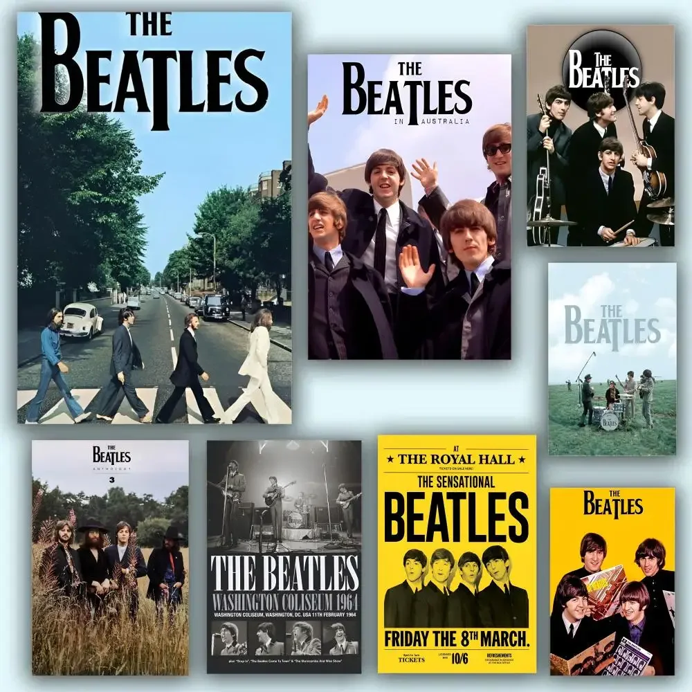 

Rock Band The A-B-B-BeatleEs Singer Poster HD Waterproof PVC Wall Art - Aesthetic Removable For Office Home Bedroom