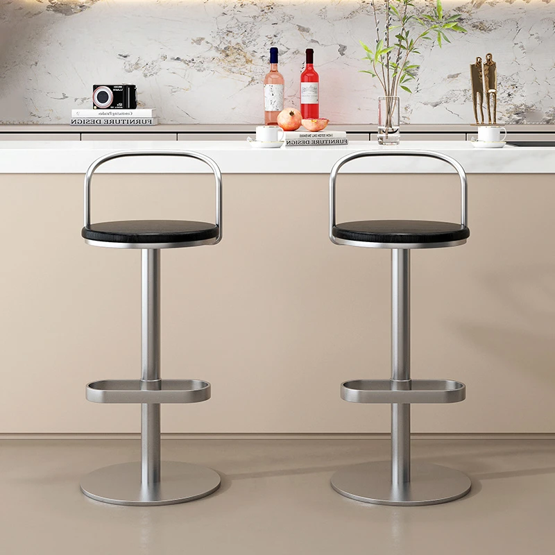 Factory Direct 2026 Commercial Luxury Bar Stools Industrial Nordic Natural Modern Dining Bar Chair Outdoor Living Room Minimalis