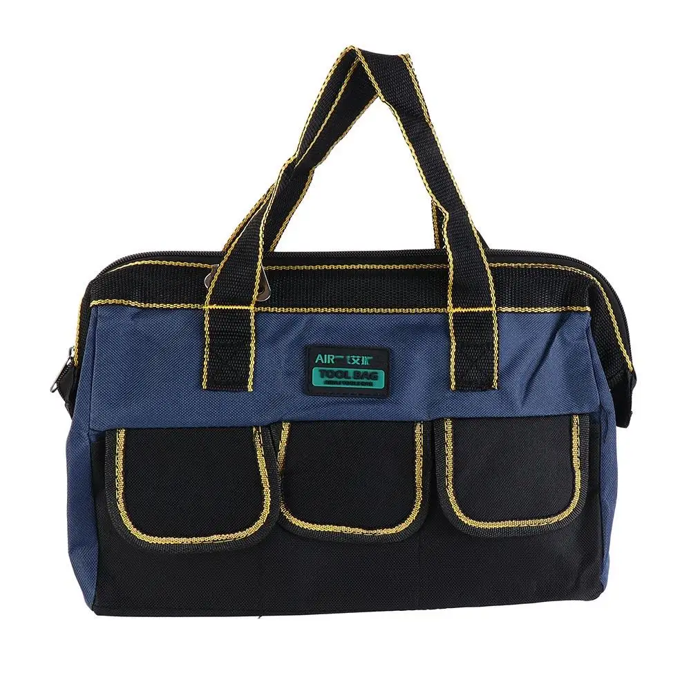 Multifunctional Oxford Cloth Tool Bag Wear Resistant Thickened Electrician Bag Waterproof Anti-Fall Tool Storage Bag Woodworking