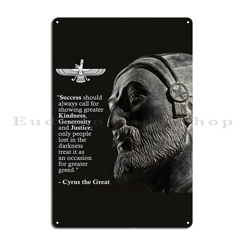 Cyrus The Great Metal Plaque Poster Garage Classic Customize Wall Custom Funny Tin Sign Poster