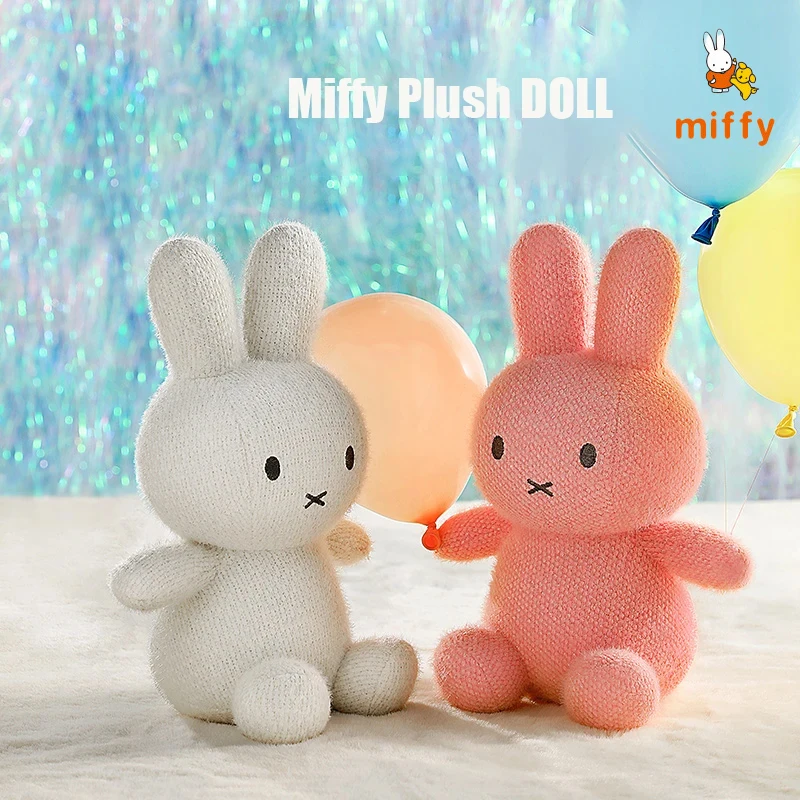 

Kawaii Miffy плюшевая кукла мультфильм дофамин 25 см мягкая игрушка простота высококачественное приятное украшение дома идеальный подарок для девочек