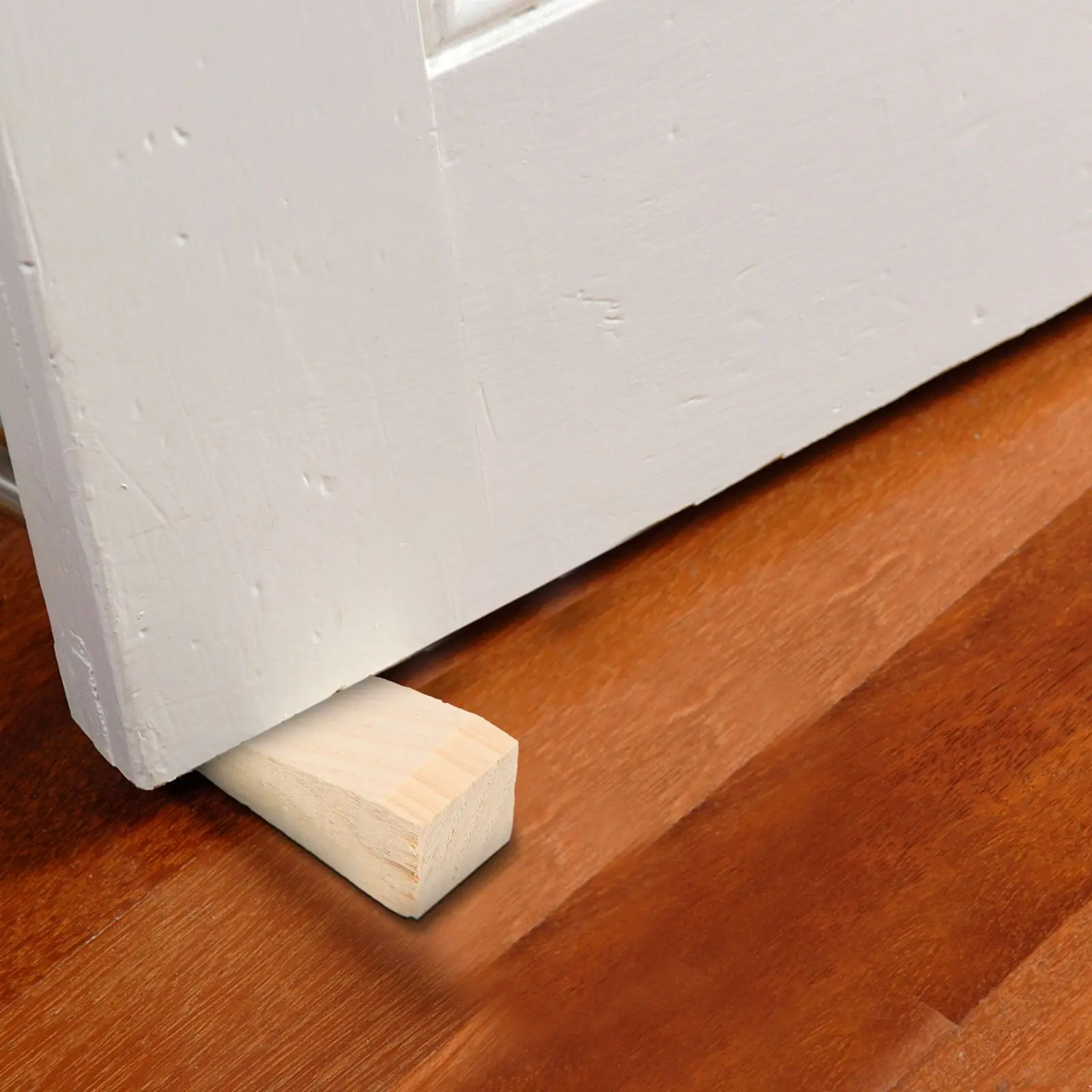 10 Pcs Wooden Door Stopper Non Slip Home Wedge Sturdy Furniture Feet Parts Wooden Stoppers Anti Collision Floor Door image 6