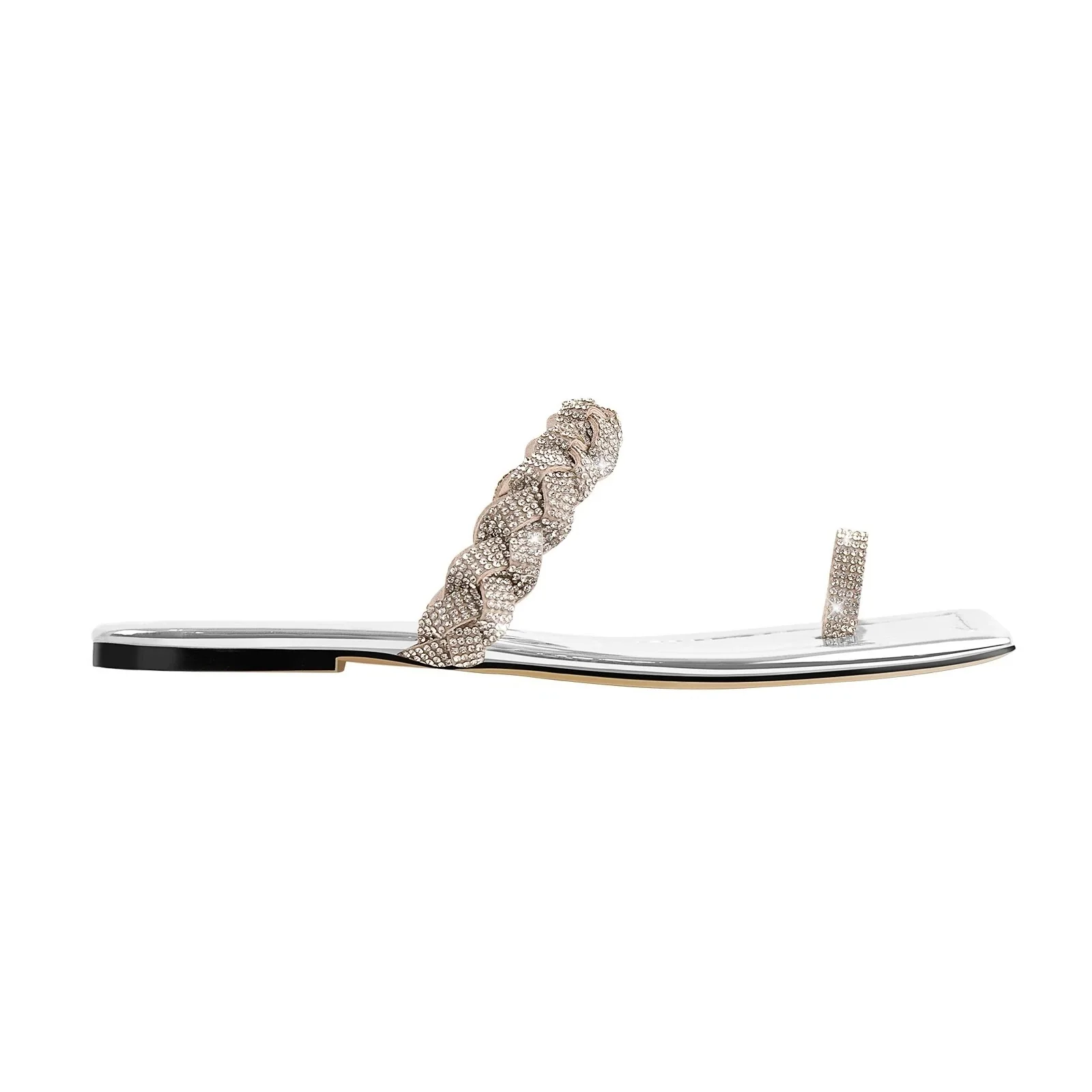 New Arrival Popular Hot Sale Womens Flat Slippers Simple Style Summer Autumn Daily Wear Outdoor Girls Sandals Fashion Prom Shoes