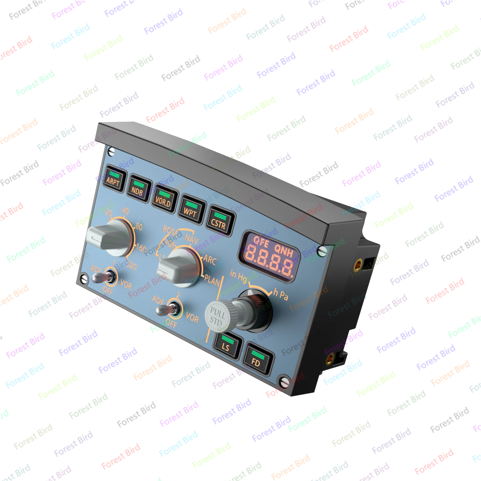 Winwing, pełnowymiarowa symulacja, panel sterowania Airbus A320 EFIS |   Obsługa X-Plane MSFS