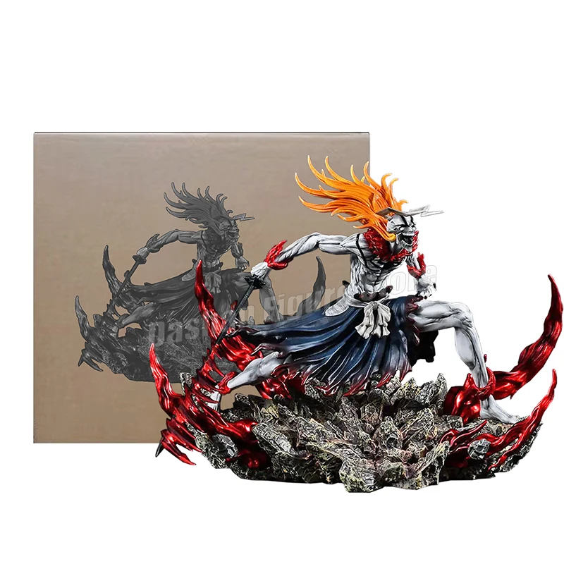

23 см Bleach Hollow Ichigo фигурка Коллекционная кукла Saigo No Getsuga Tenshou Hollowfied Kurosaki Ichigo Статуя Модель игрушки