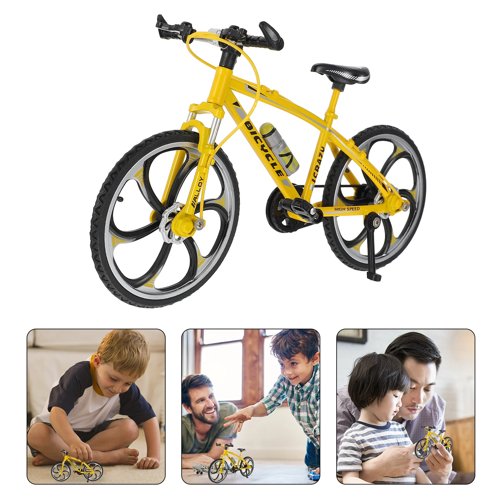 

Finger Bicycle Alloy Bike Birthday Gift Training Toy Mini Portable Fingertip Home Decoration Party Favors Minibike