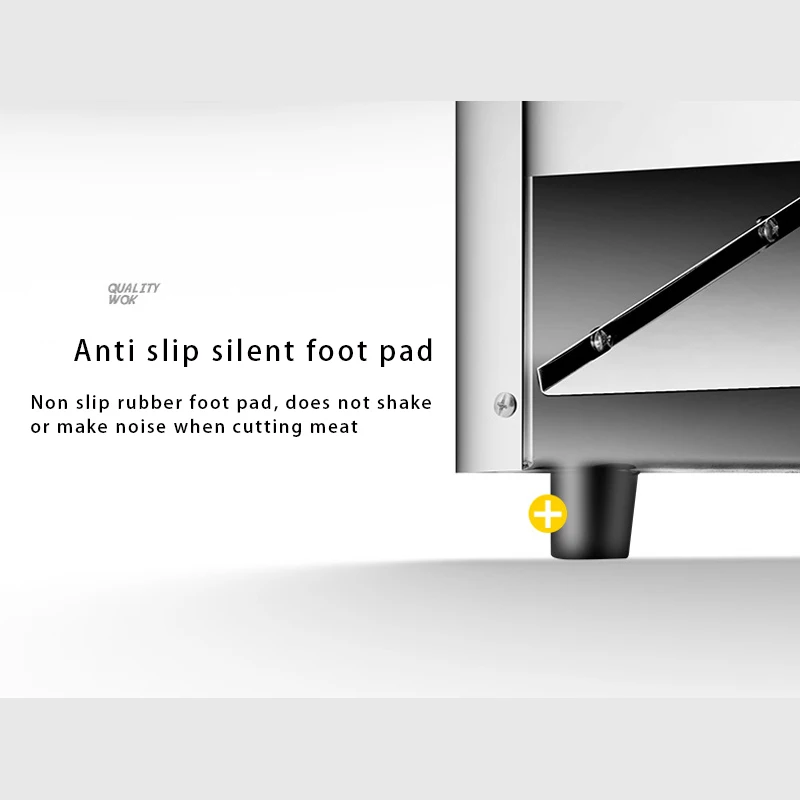 ماكينة تقطيع اللحوم الطازجة الأفقية الصغيرة من صدور الدجاج الكهربائية