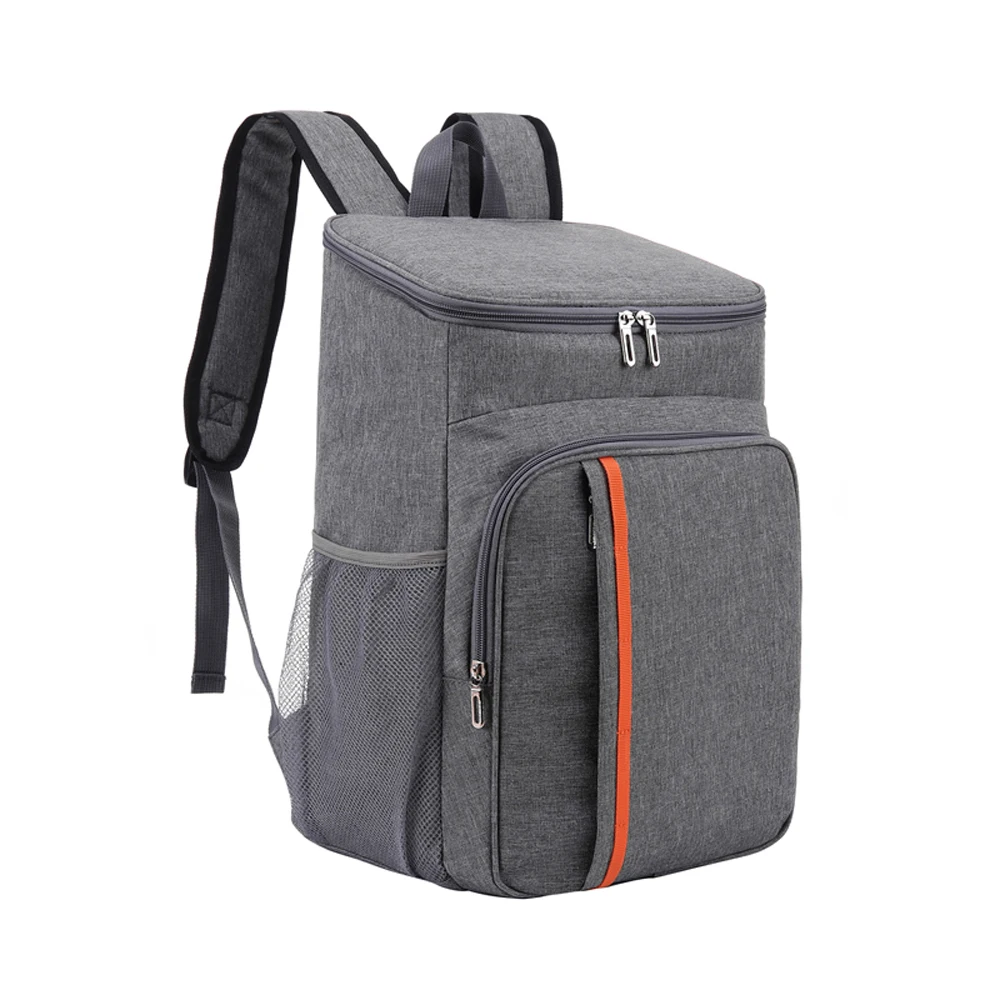 18L Large Capacity Leakproof Cooler Bag Thermal Picnic Cool and Warm Insulated Bag Outdoor Food and Beverage Storage Backpack