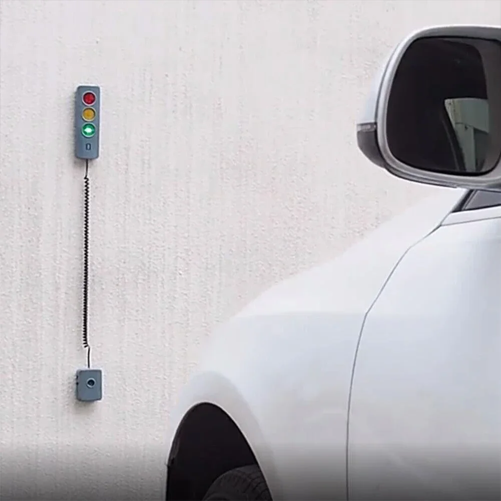 Collision Warning Device Garage Safe Light Anti Collision Auto Parking System with Three Colors Light Adjustable Battery Operate