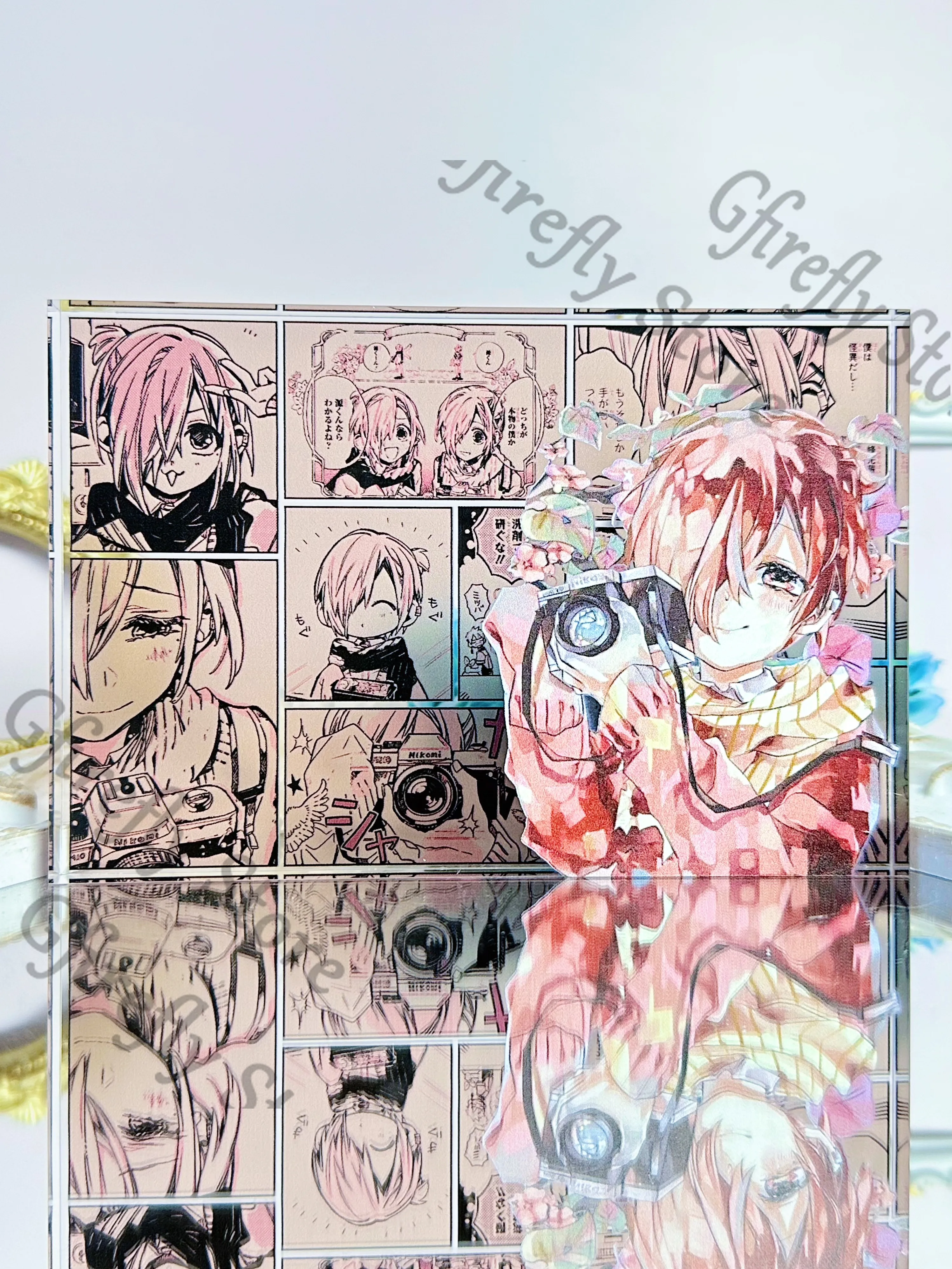 

Toilet-bound Hanako-kun Acrylic Brick Ornaments Cosplay Anime Gift Yashiro Nene Minamoto Kou Mitsuba Transparent Card