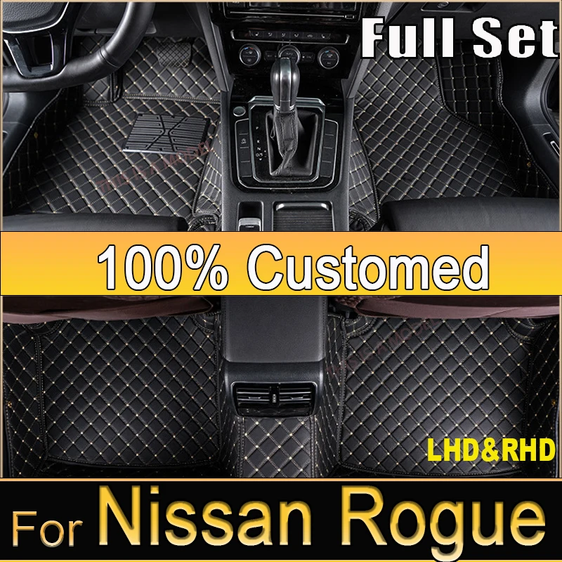 

Car Floor Mats For Nissan Rogue X-Trail X Trail T32 2014~2020 Carpets Pad Carpets Leather Rugs Mat Set Car Accessories 2015 2016