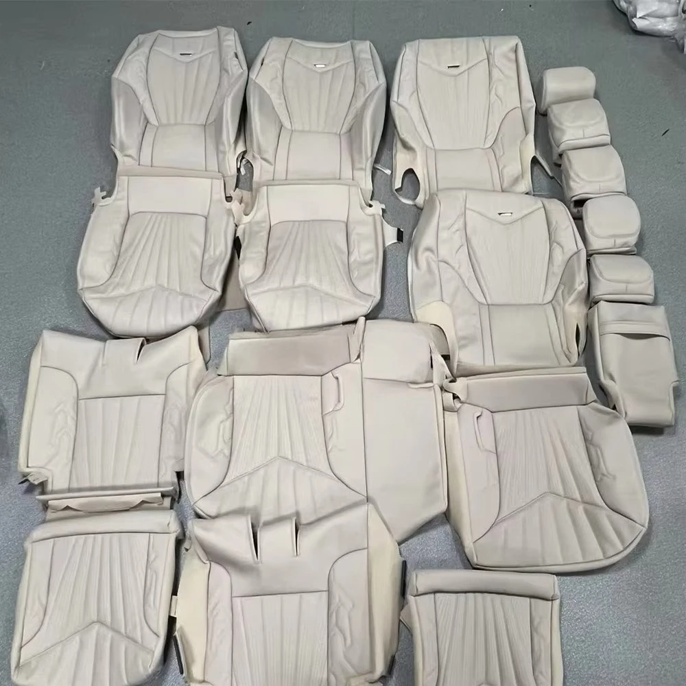 غطاء مقعد السيارة الفاخر بسعر الجملة من المصنع باستخدام نمط مخصص من جلد البقر/الجلد الأصلي/المايكروفايبر لفئة G W463 W464 #3