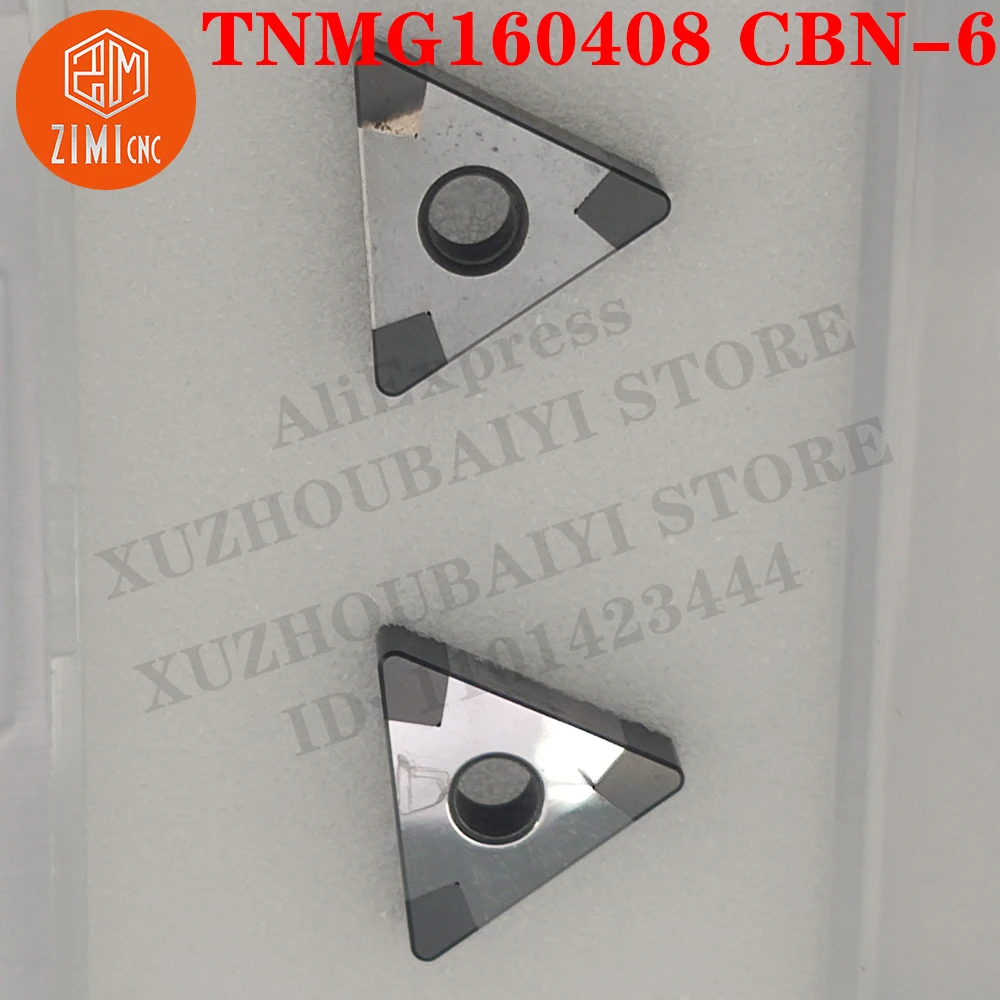 TNMG160408 CBN-6 Boron nitride diamond carbide Insert quenched steelturning tool TNMG Blade metal lathe mechanical cutting tools