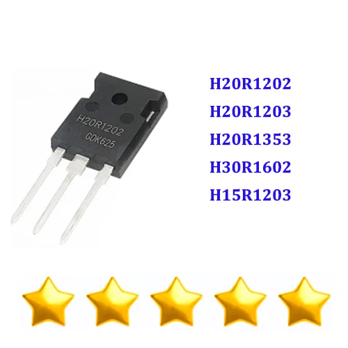 

5PCS H20R1202 H20R1203 H20R1353 H30R1602 H15R1203 new triode induction cooker power tube IGBT
