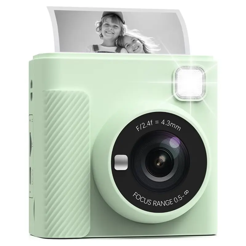 LXYB18B High-Definition For Kids Instant Camera 1Set, Color Camera With Printing Function For Kids