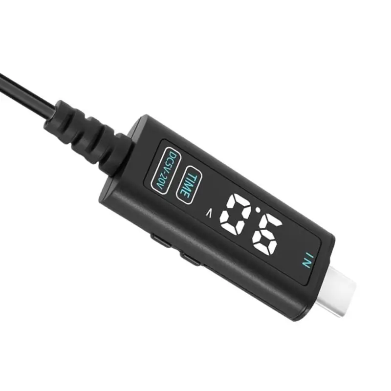 652F DC5.5mm كابل شحن سريع التركيب USB/Type C اختياري لأجهزة الكمبيوتر المحمولة وأجهزة التوجيه أداة أقل متانة الاتصال ABS #4