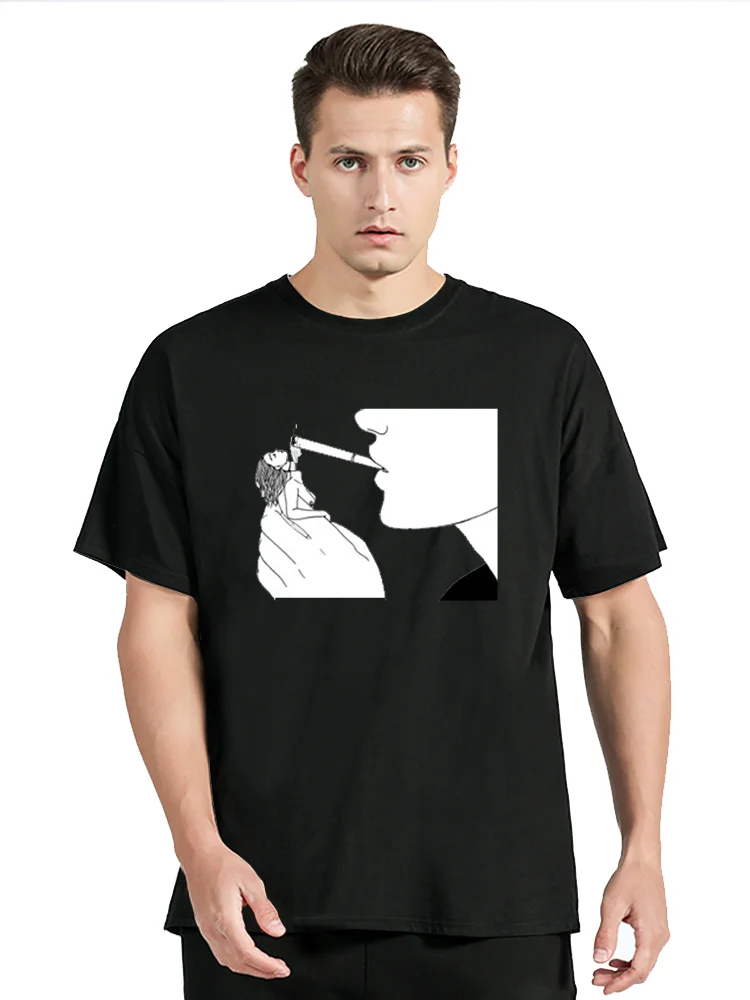 

Sexy Minimalist Art Print Tshirt Fashion Summer Cotton T-shirt Men Women Novelty T Shirt Unisex Streetwear Hip-hop Tops Clothing