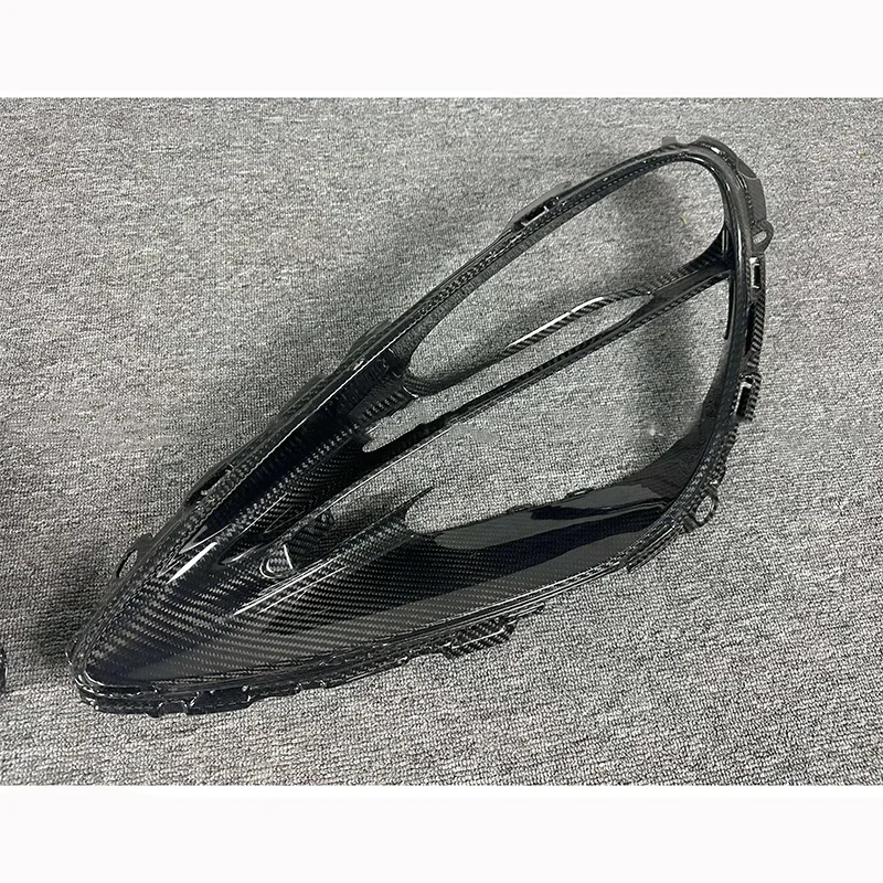 High Quality Dry Carbon Fiber Headlight Covers for 720S Headlights 3