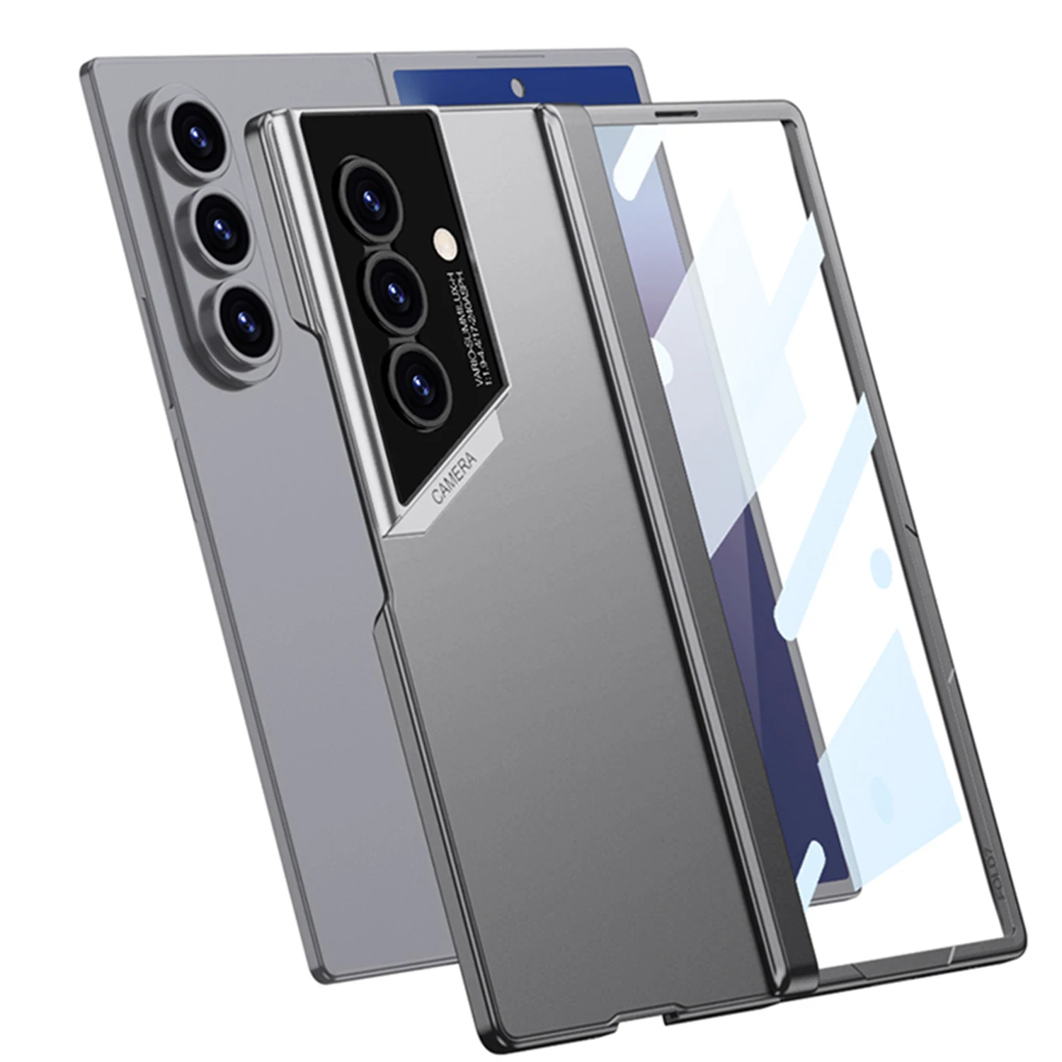 

Ultra-thin Matte Case for Samsung Galaxy Z Fold 7 phone cover, Camera Hole Protection, with Screen Glass Protective