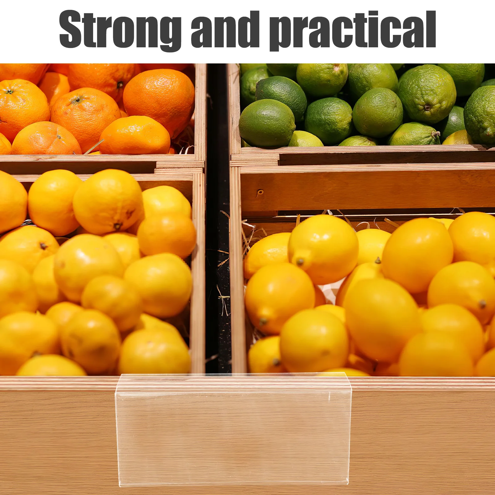 20 قطعة حامل تسمية الأسعار الاكريليك واضح L-شكل منضدية تسجيل حامل للبيع بالتجزئة مطعم عرض عداد مقاومة للخدش #4